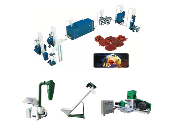Wet Way Floating Fish Feed Production Line